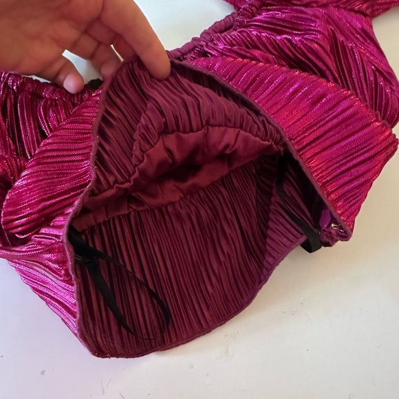 REVOLVE X House of Harlow 1960 Sydelle Cropped Barbie Core Top Fuchsia Size XS - Picture 11 of 16